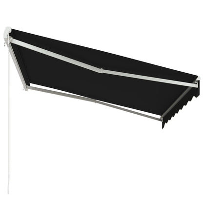 10' x 8' Electric Retractable Awning, UV Protection, Black Deck Awnings Black at Gallery Canada