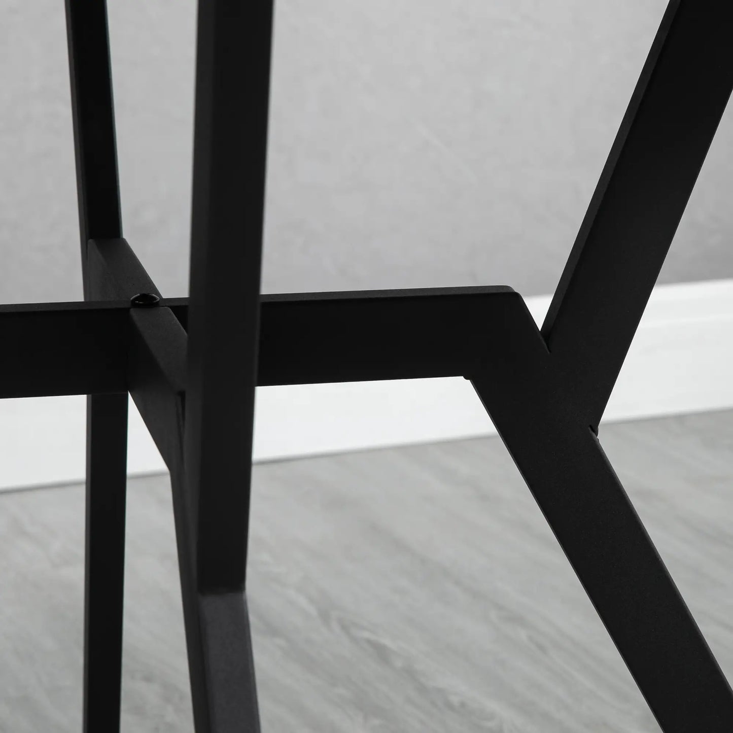 35" Round Dining Table, Modern Steel Frame, Brown Bar Tables & Dining Tables at Gallery Canada