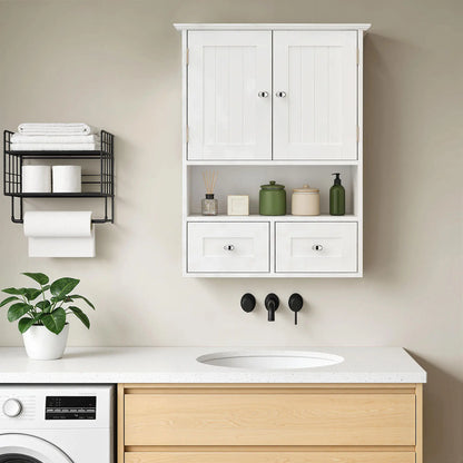 Bathroom Wall Cabinet, Medicine Cabinet, Over Toilet Storage, White Wall Mounted Cabinets at Gallery Canada