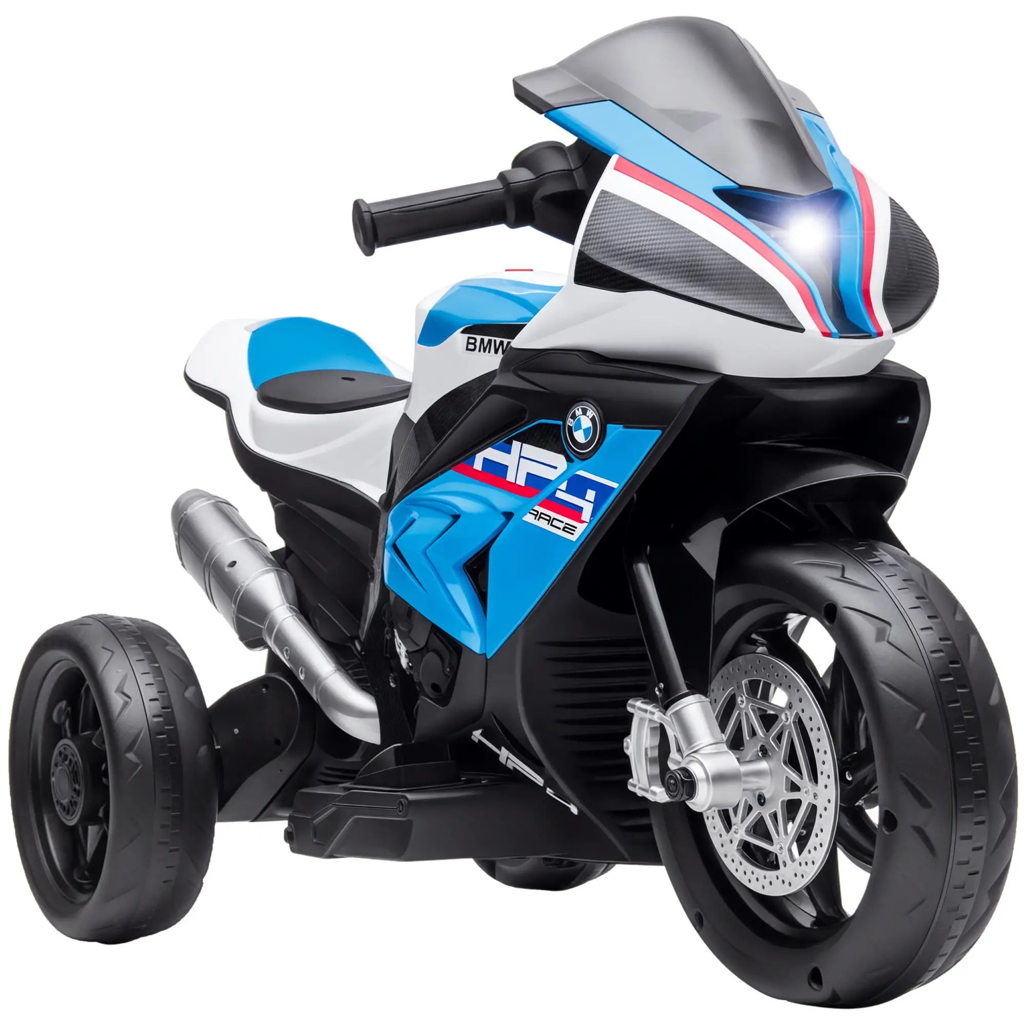 6V Electric Ride-On Motorcycle, 1.5-5 Years, Blue Electric Motorcycles Blue at Gallery Canada