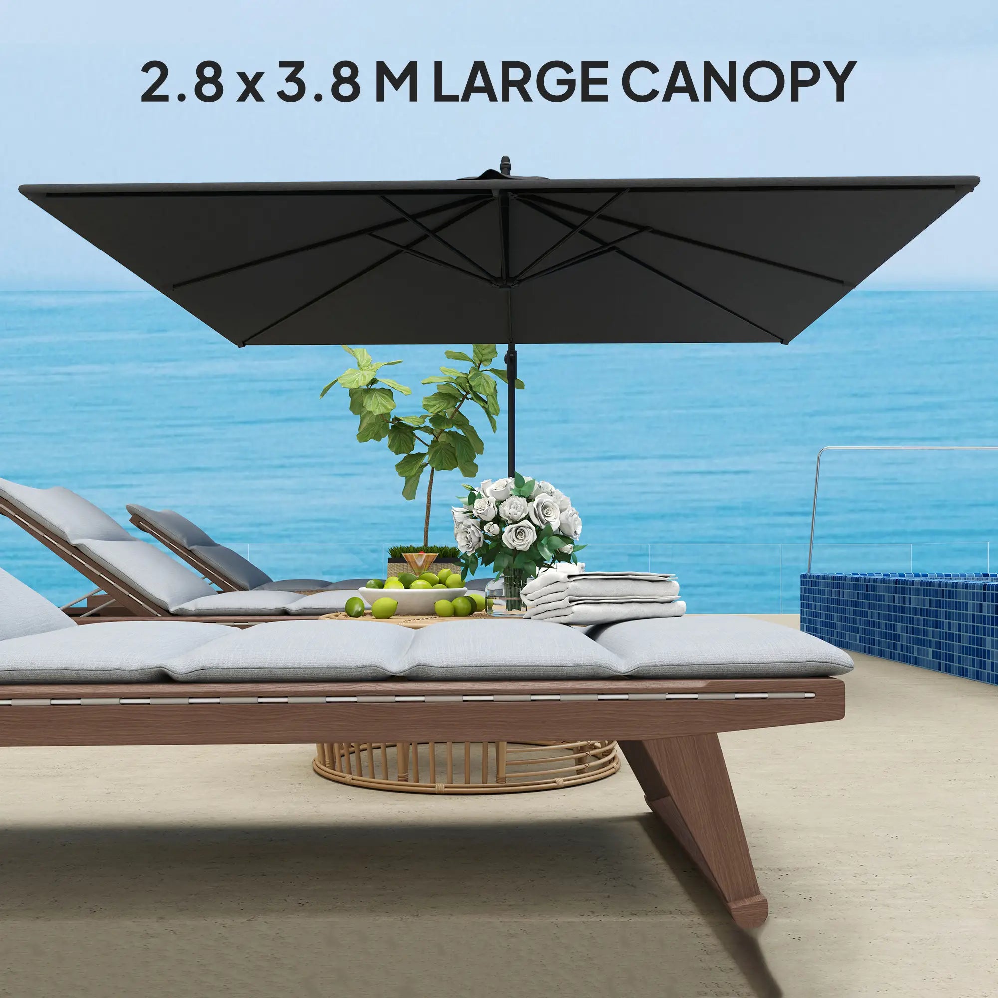Rectangular Cantilever Parasol 111