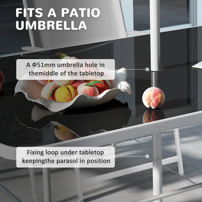 8 Piece Patio Set, 6 Folding Chairs, Rectangle Table, Outdoor Dining, Grey Outdoor Dining Sets at Gallery Canada