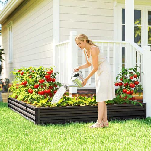 L-Shaped Raised Garden Bed, 82