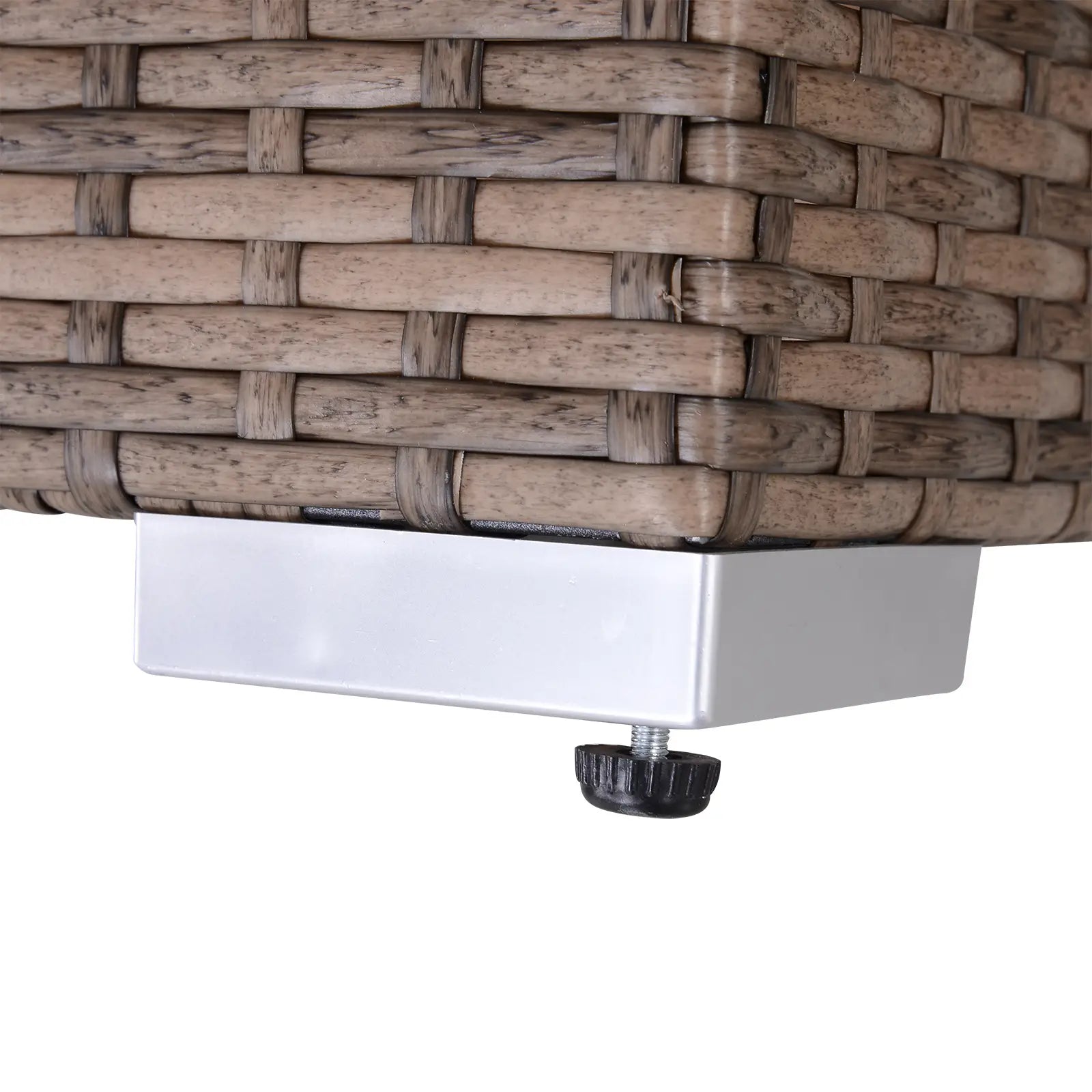 7-Piece Outdoor Wicker Patio Set, All Weather PE Rattan Sofa, Grey Patio Furniture Sets at Gallery Canada