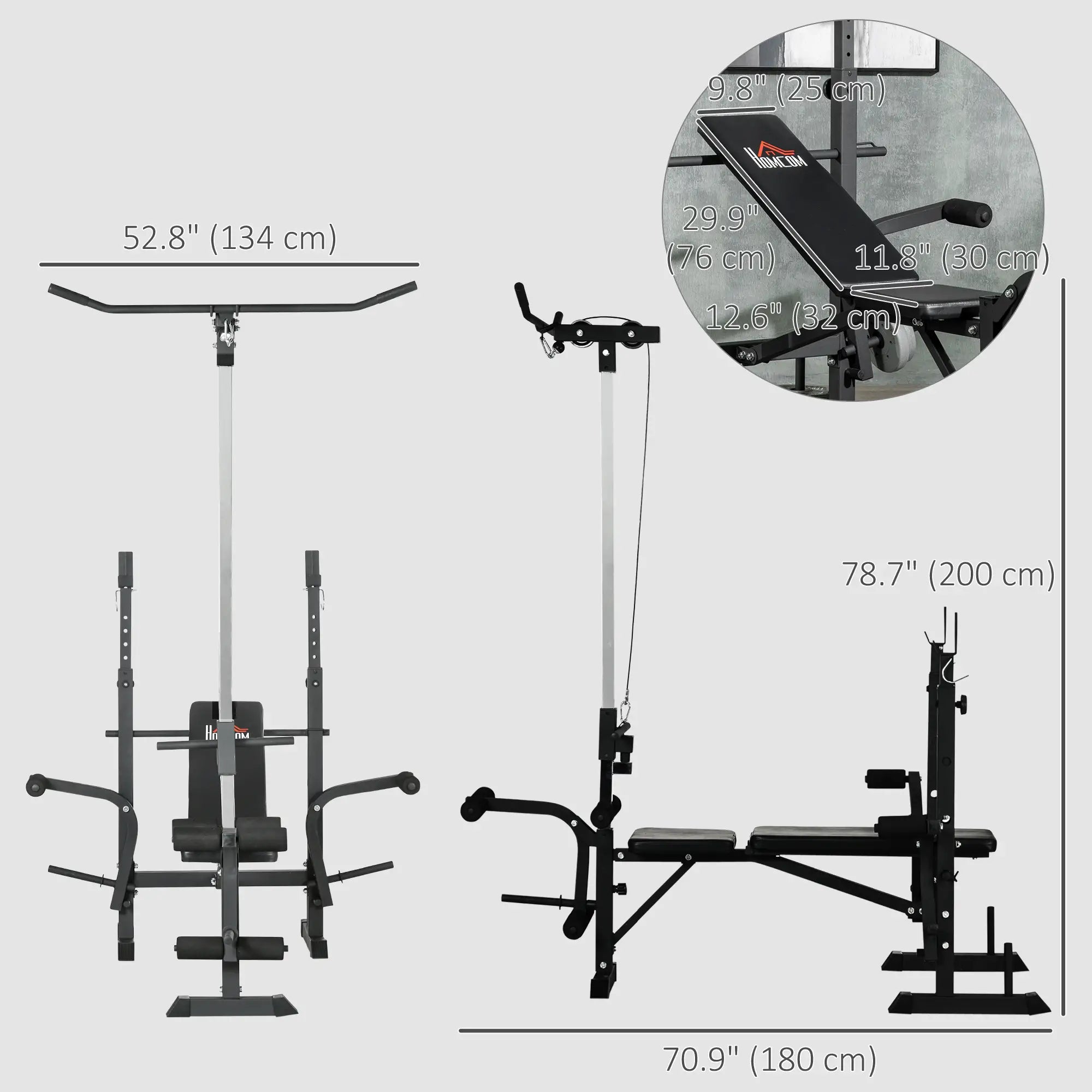 Adjustable Weight Bench With Pulley System, Full Body Workout Weight Benches at Gallery Canada