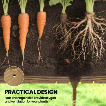 Elevated Planter Box With Legs, Storage Shelf, Raised Garden Bed, Carbonized Elevated Garden Beds at Gallery Canada