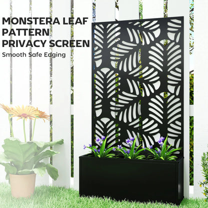 Metal Garden Bed With Trellis, Freestanding Or Wall Mounted Galvanized Planter Boxes at Gallery Canada