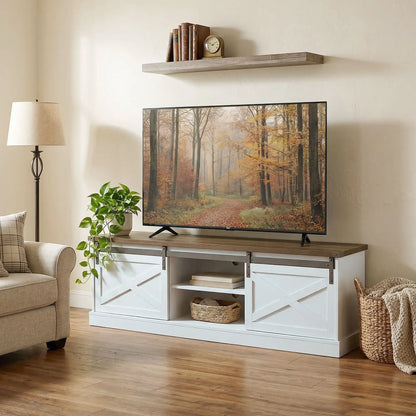 TV Stand For 65 Inch TVs, Entertainment Center With Shelves, White TV Stands at Gallery Canada