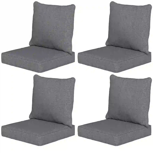Outdoor Chair Cushions Set Of 4, Fade Resistant, 24