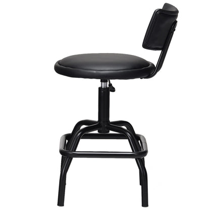 Adjustable Swivel Vintage PU Leather Bar Stool Bar Stools at Gallery Canada