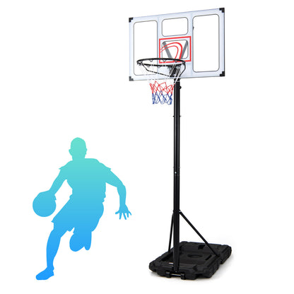 Basketball Hoop, 4.1-10 Ft Adjustable, Heavy Duty Base Sport Equipments at Gallery Canada