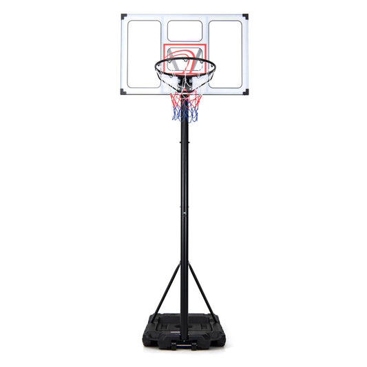 Basketball Hoop, 4.1-10 Ft Adjustable, Heavy Duty Base Sport Equipments Black & White at Gallery Canada