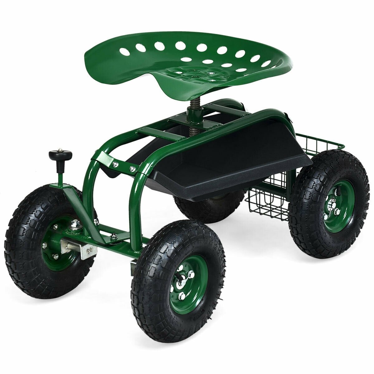 4-Wheel Rolling Garden Cart Work Seat - Gallery Canada
