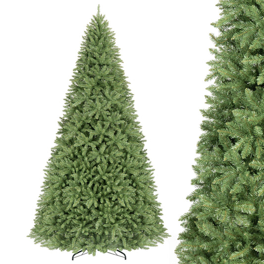10 FT Artificial Christmas Tree, Easy-Setup Hinges, Green Christmas Tree Green at Gallery Canada