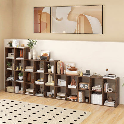 4 Cube Bookshelf With Back Guardrail, Coffee Bookcases at Gallery Canada