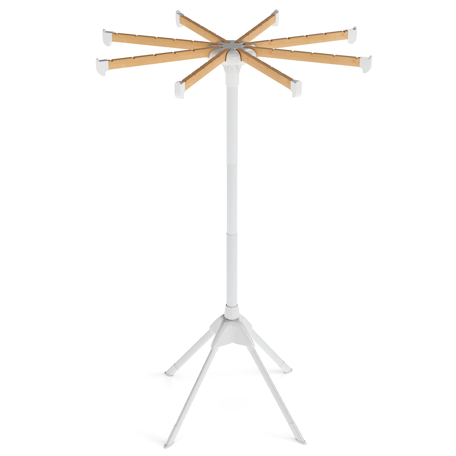 Foldable Clothes Drying Rack, 8 Bamboo Rods, 40 Hanger Slots Drying Racks Options at Gallery Canada
