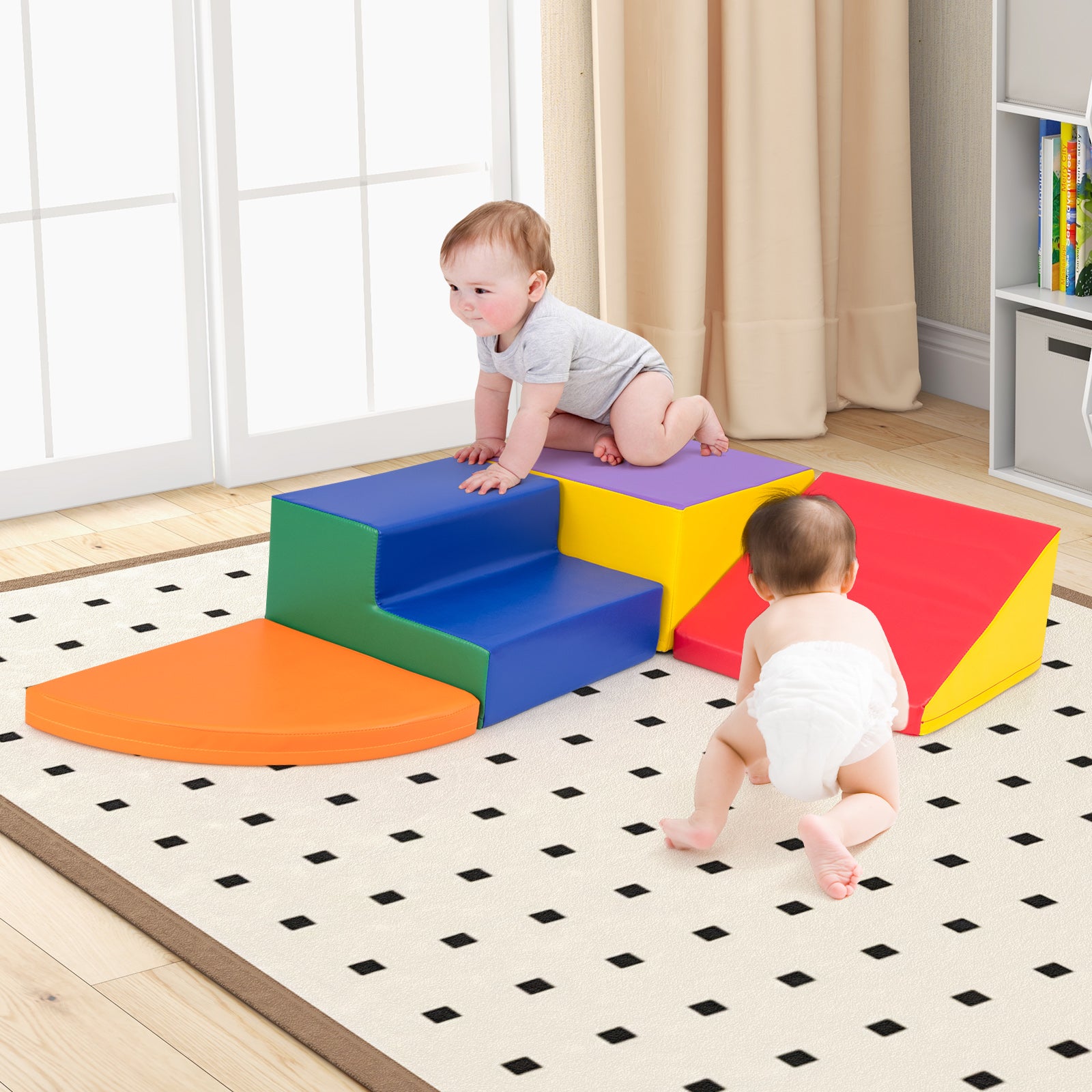 4-Piece Foam Block Play Set, Infant Baby, Red Baby Gyms & Playmats at Gallery Canada
