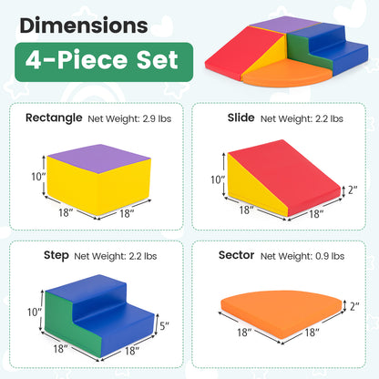 4-Piece Foam Block Play Set, Infant Baby, Red Baby Gyms & Playmats at Gallery Canada