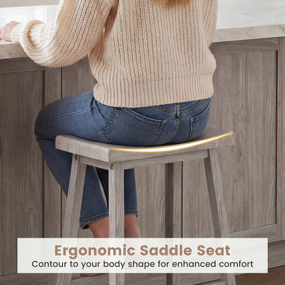 4-Piece Counter Height Dining Table Set, Solid Rubber Wood, Gray Dining Room Sets at Gallery Canada