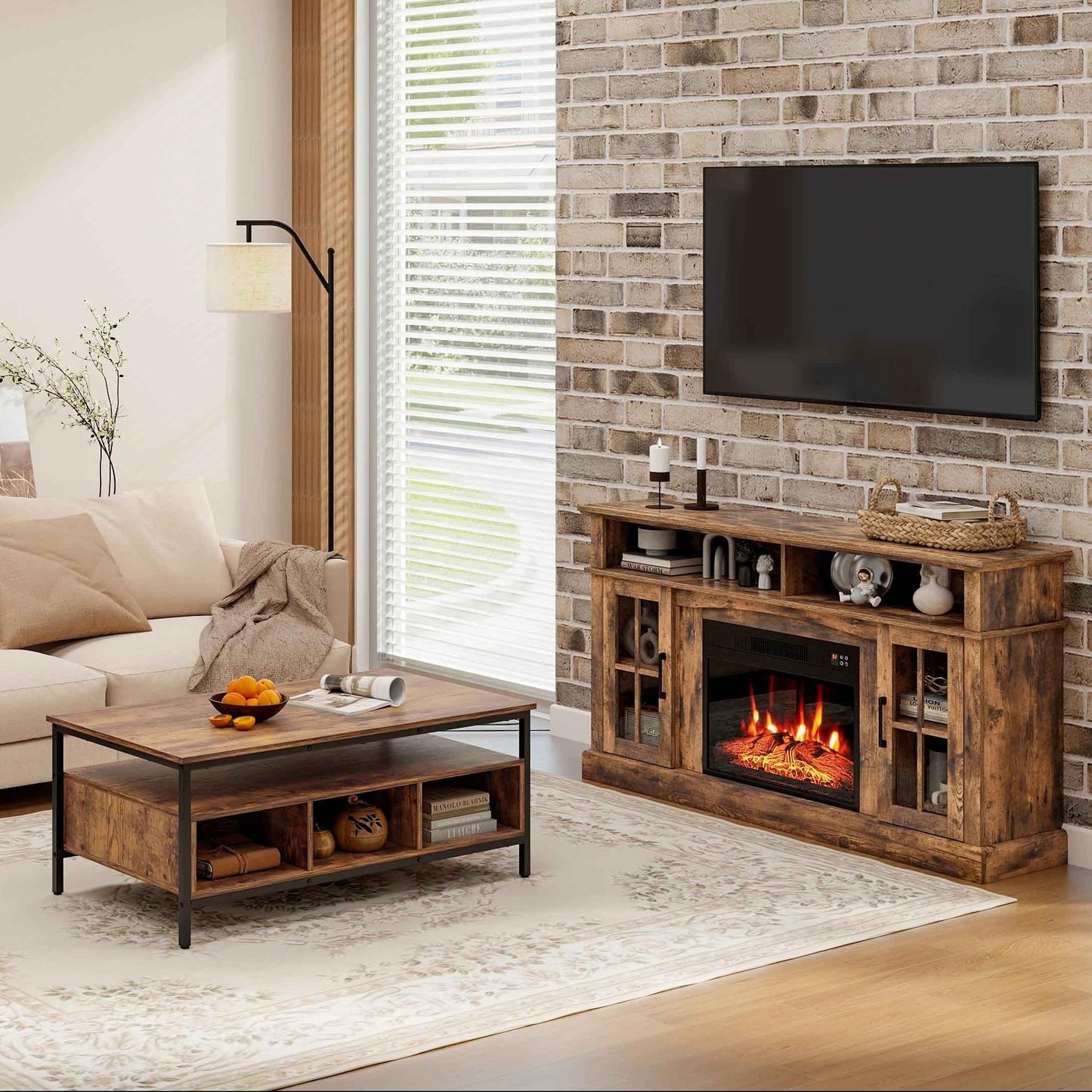 Modern Living Room Furniture Set: TV Stand + Sofa + Coffee Table + Side Table Living Room Options at Gallery Canada