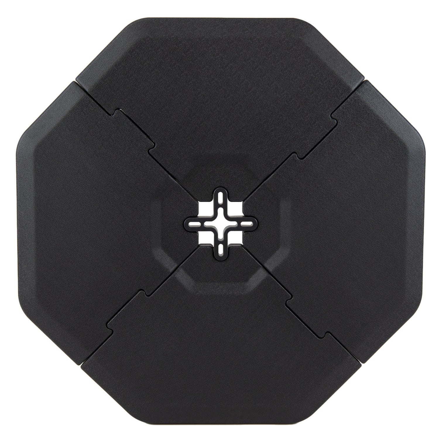4 Piece Patio Cantilever Offset Umbrella Weight Base Plate Set, Black Outdoor Umbrella Bases at Gallery Canada