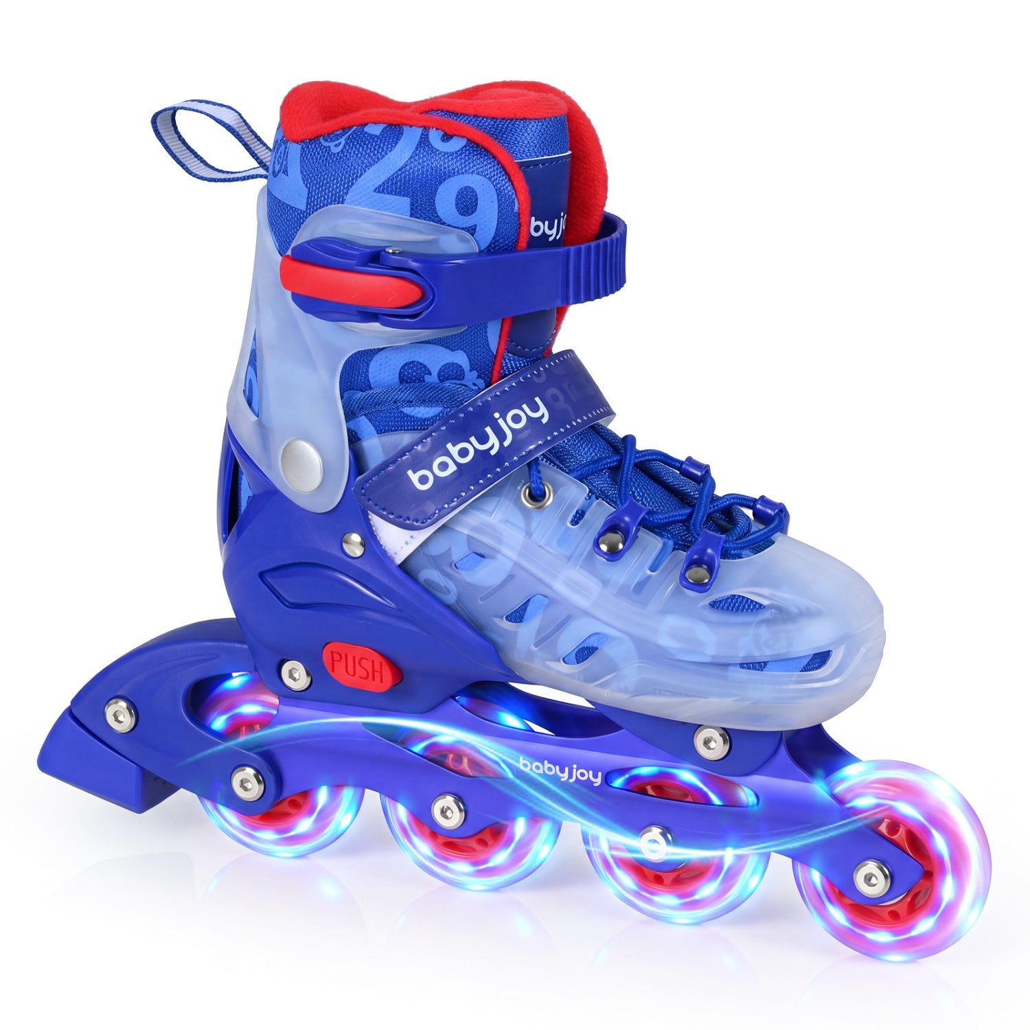 Adjustable Kids Inline Skates, Light Up Wheels, Blue Toy Sports at Gallery Canada