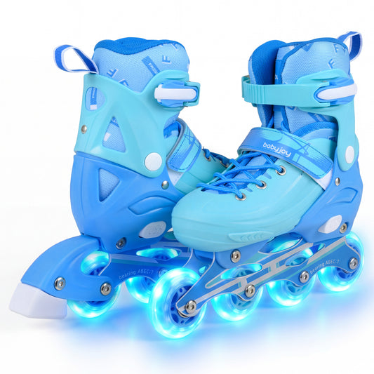Adjustable Light-Up Inline Skates, Sizes 5-7, Blue Toy Sports Blue at Gallery Canada