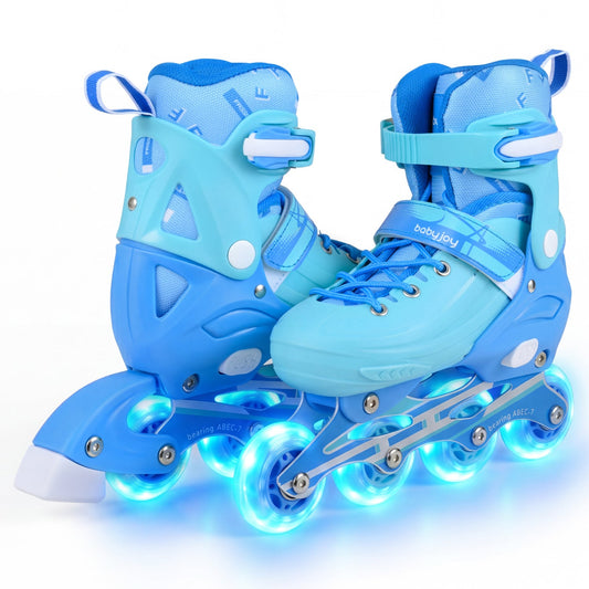 Adjustable Light-Up Inline Skates, Sizes 5-7, Blue Toy Sports Blue at Gallery Canada