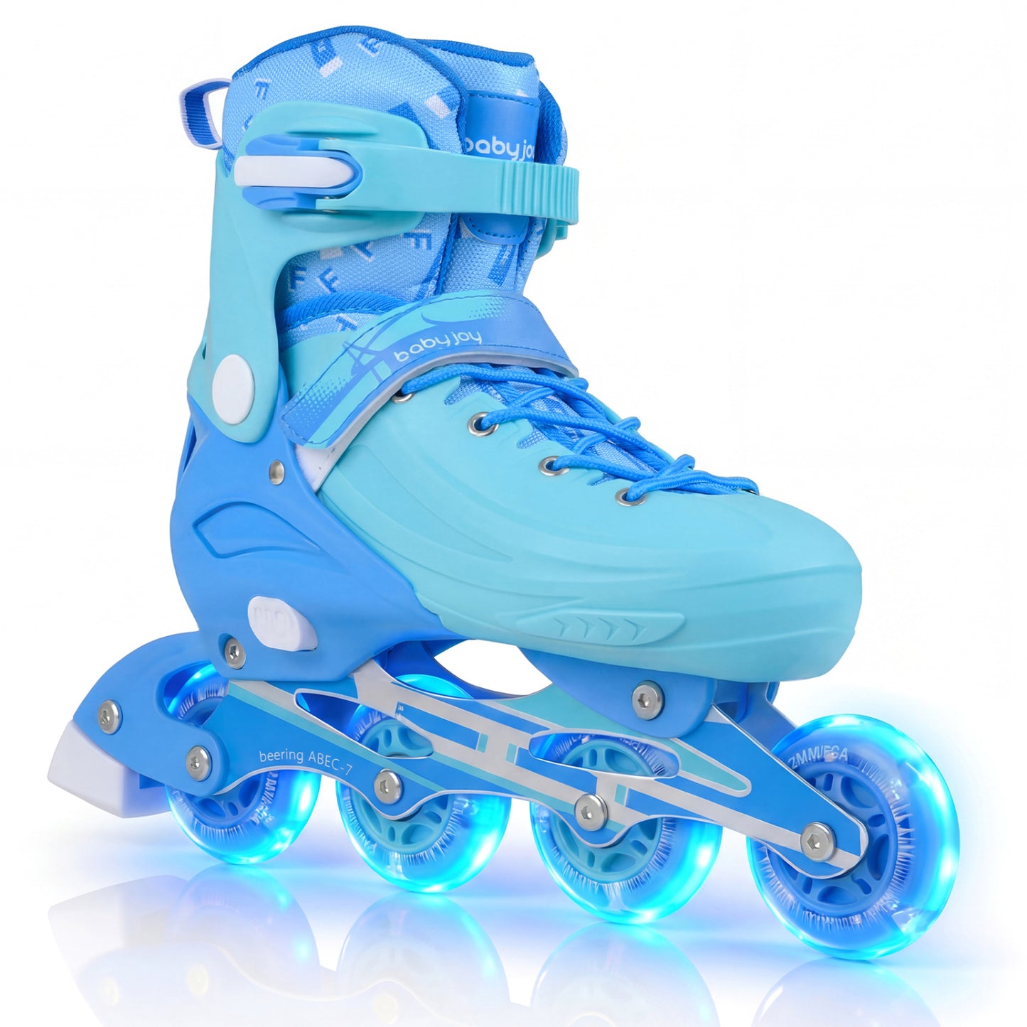 Light-Up Kids Inline Skates, 4-Size Adjustable, Ages 9-14, Blue Toy Sports at Gallery Canada