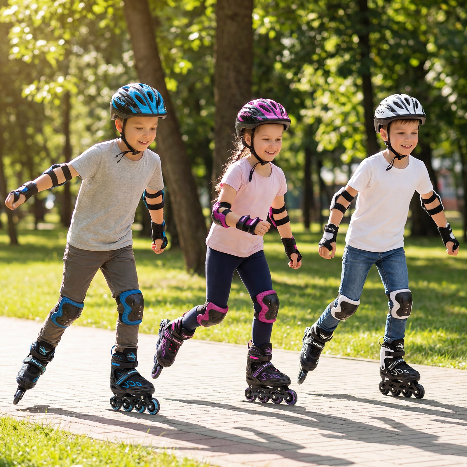 4 Sizes Adjustable Blade Roller with Light-up Wheels for Youth, Blue Toy Sports at Gallery Canada