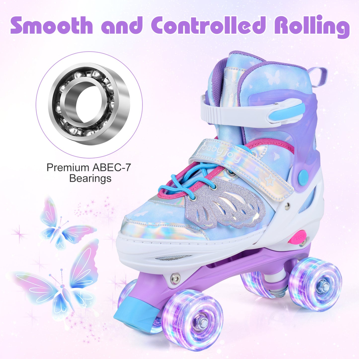 Adjustable Kids Roller Skates, Ages 9-14, Blue Toy Sports at Gallery Canada