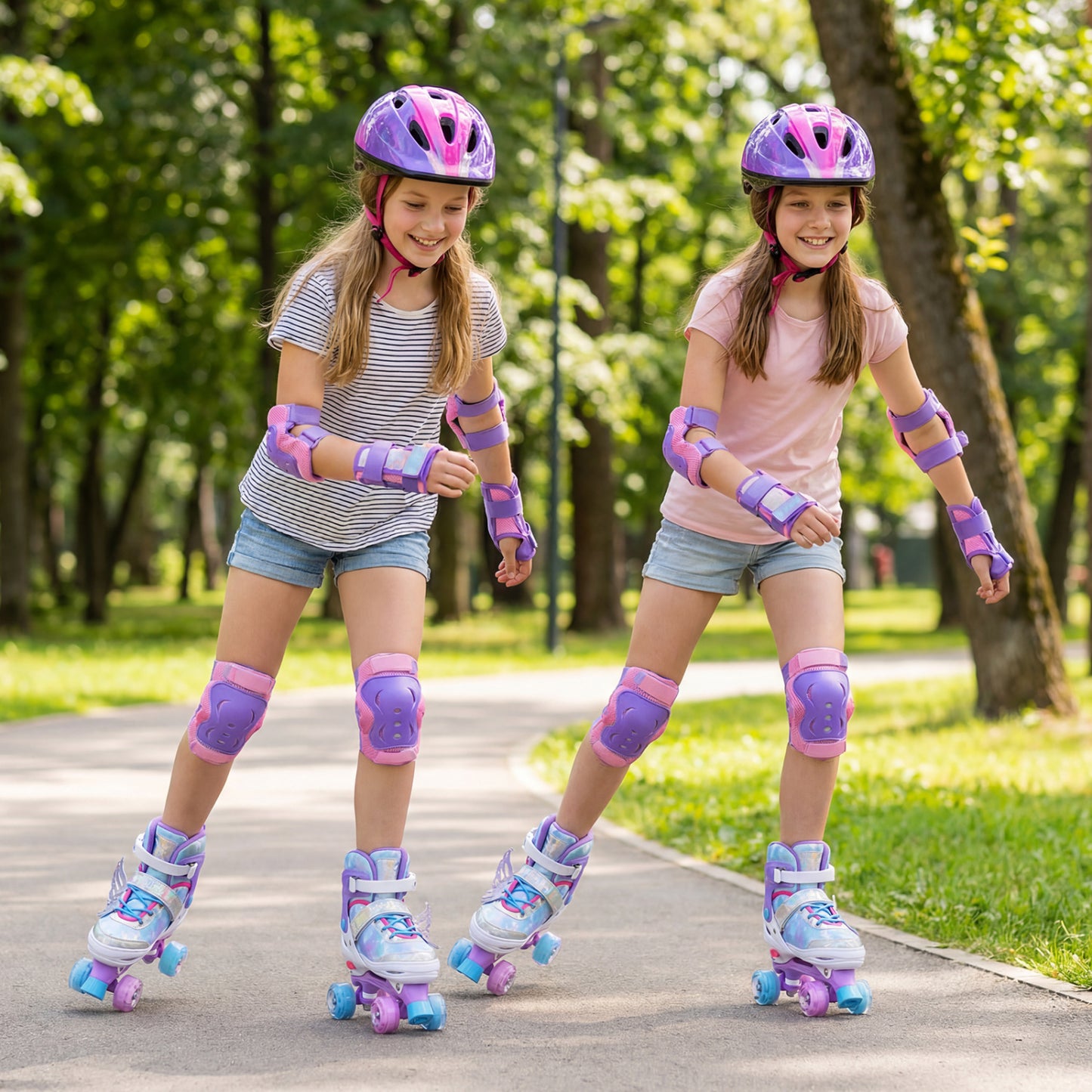 Adjustable Kids Roller Skates, Ages 9-14, Blue Toy Sports at Gallery Canada