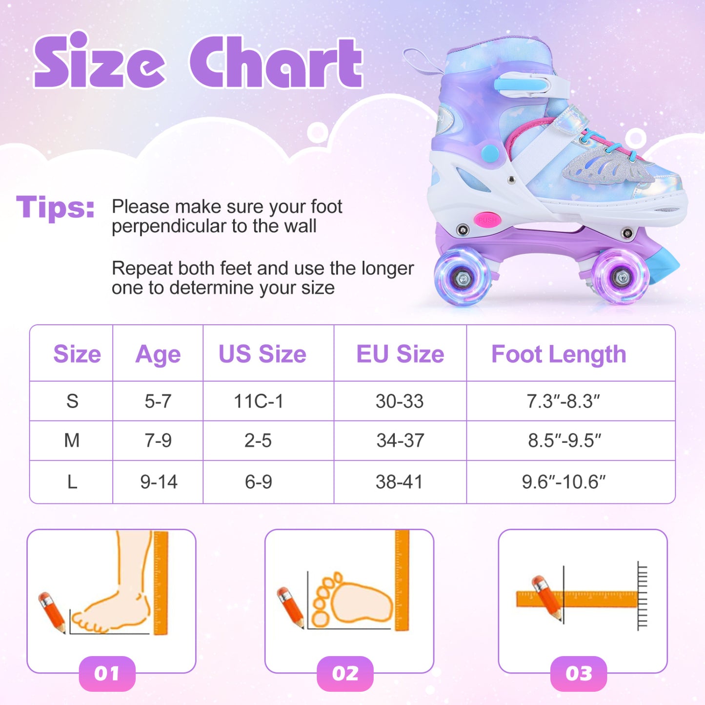 Adjustable Kids Roller Skates, Ages 9-14, Blue Toy Sports at Gallery Canada