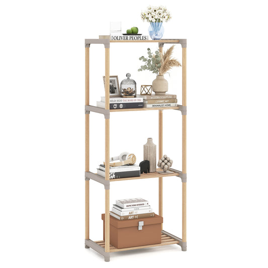4-Tier Bookshelf With Open Shelves, Home Office Bathroom Bookcases Options at Gallery Canada
