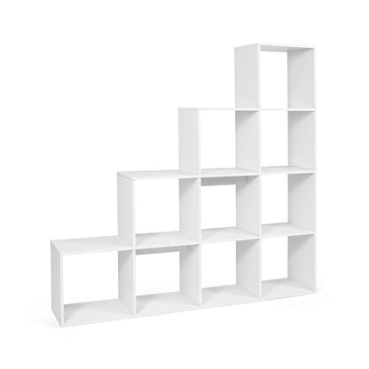 4-Tier Bookshelf With 2 Anti-Tipping Kits, White