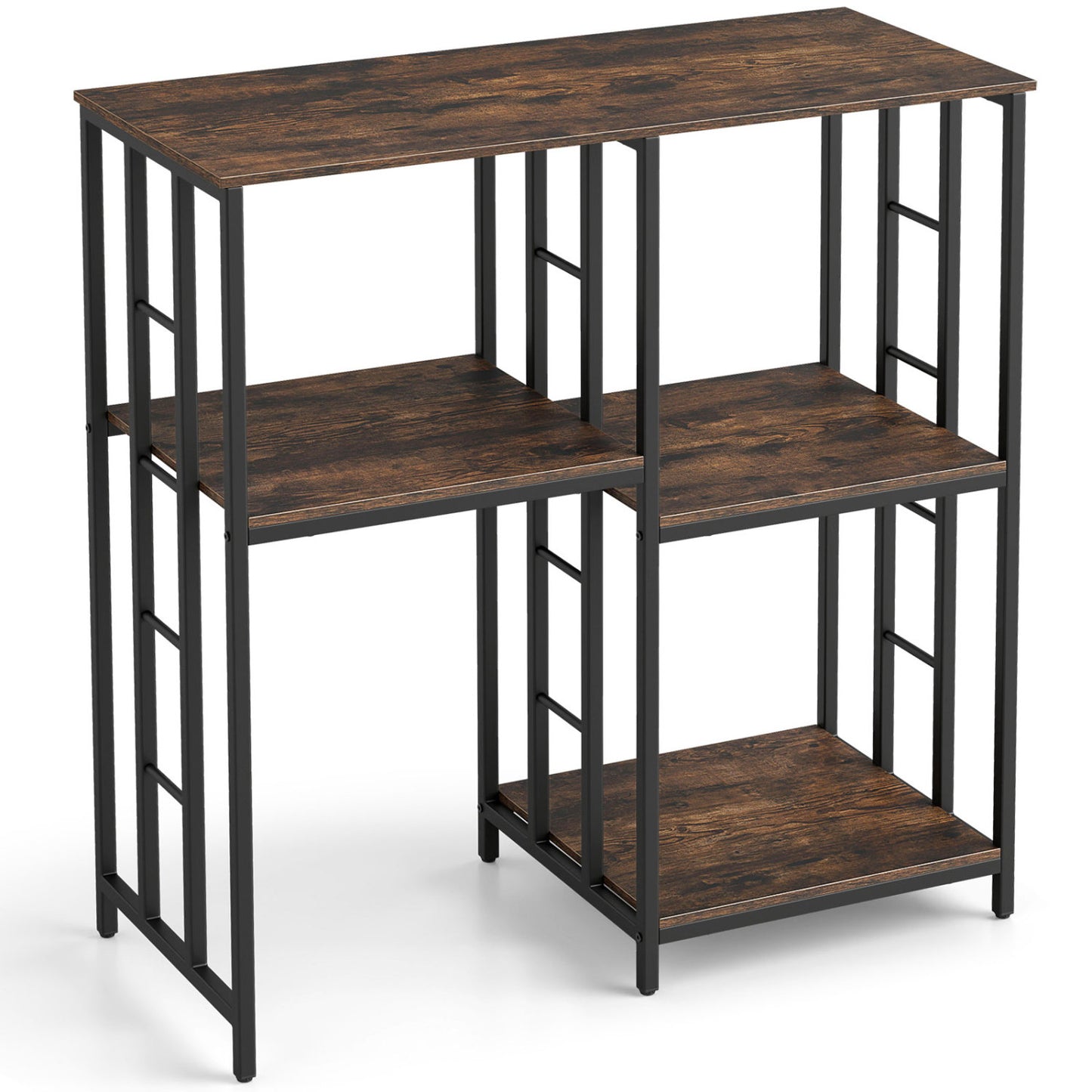 4-Tier Heavy-Duty Kitchen Baker's Rack, Brown