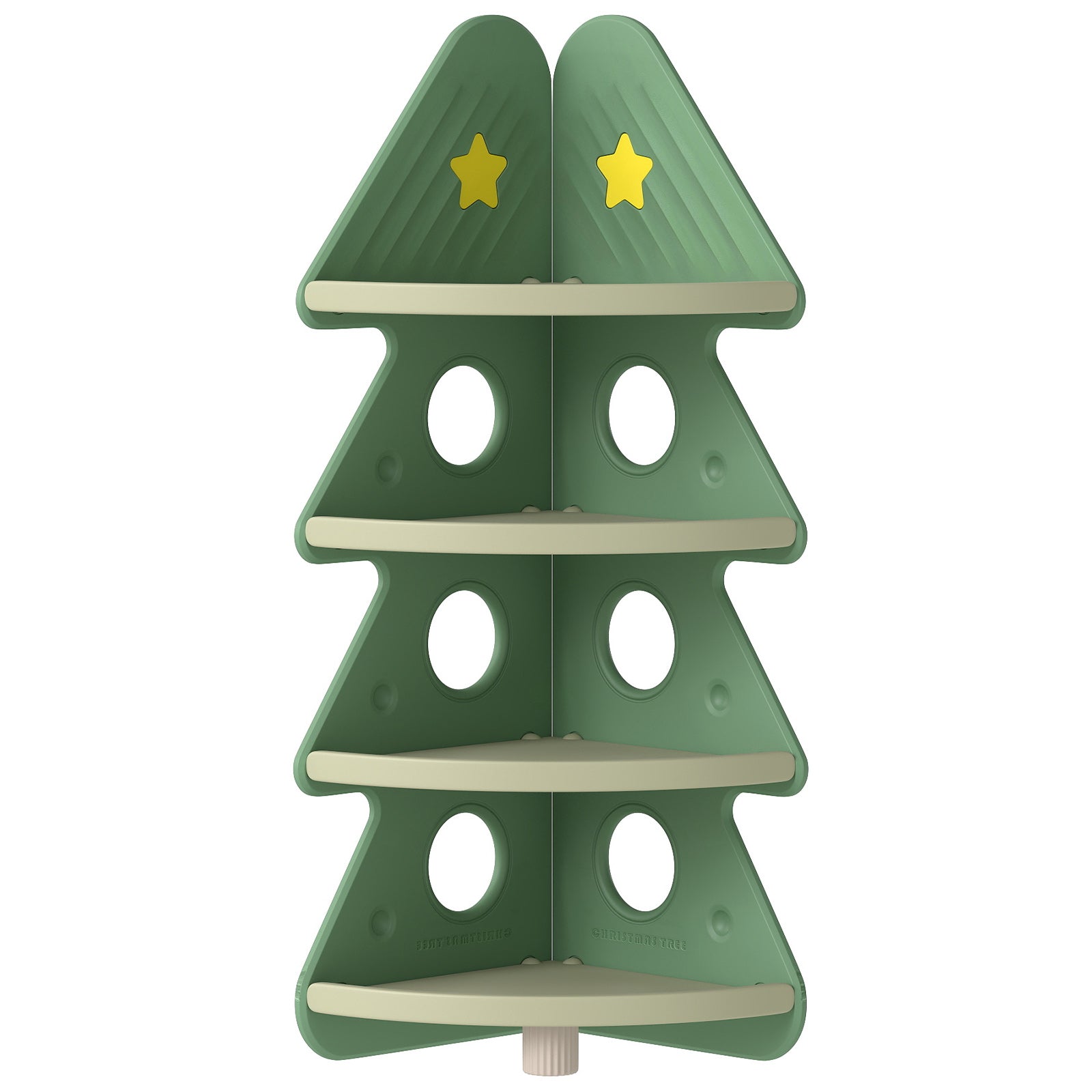 4-Tier Kids Corner Bookshelf Baby Display Shelf for Kids Room, Green Kids Storage at Gallery Canada