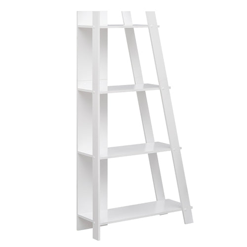 4-Tier Modern Bookshelf Wooden Vertical Display
