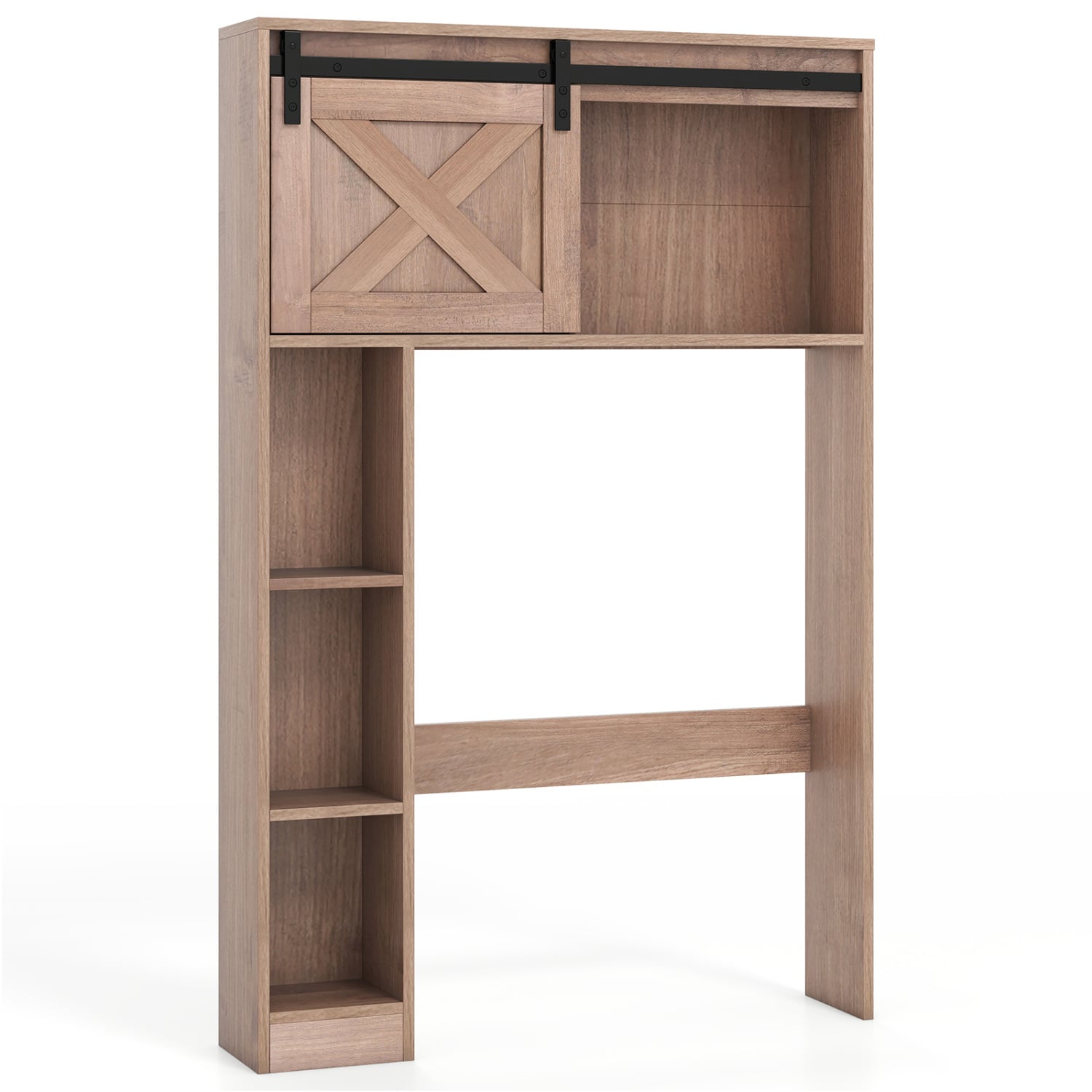 4-Tier Over The Toilet Storage Cabinet, Brown Bathroom Etagere at Gallery Canada