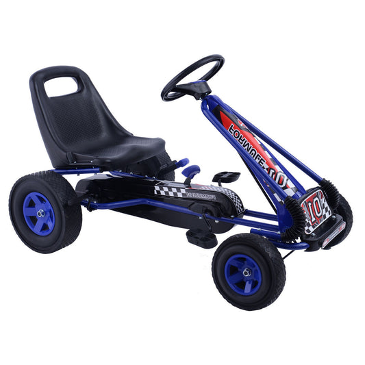 Kids Ride On Pedal Powered Bike Go Kart, Blue Powered Ride On Toys Blue at Gallery Canada