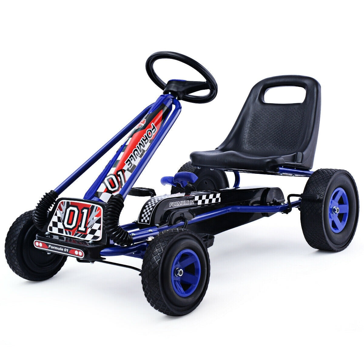 Kids Ride On Pedal Powered Bike Go Kart, Blue Powered Ride On Toys at Gallery Canada