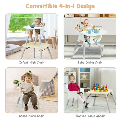 Ensemble de chaise convertible 4-en-1 pour tout-petit, beige