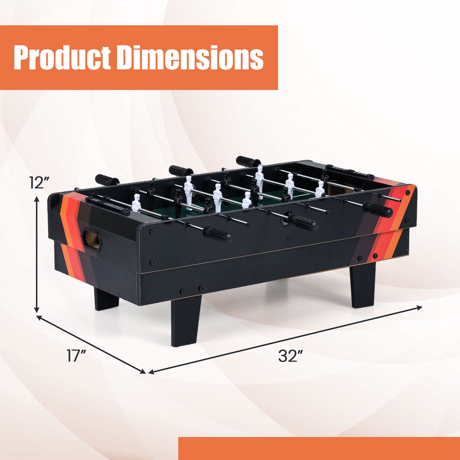 4 in 1 Combo Game Table Set with Billiards, Black Game Room at Gallery Canada