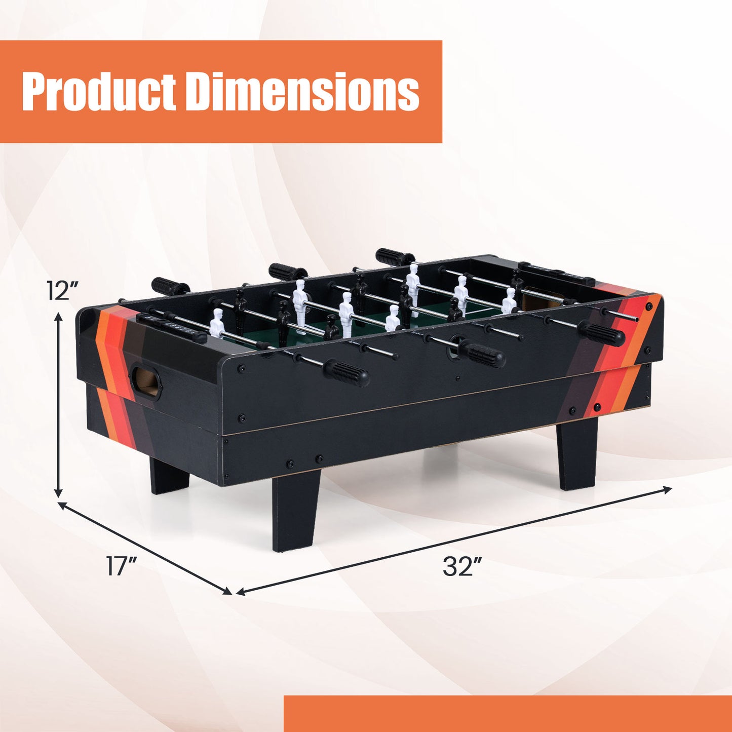 4 in 1 Combo Game Table Set with Billiards, Black Game Room at Gallery Canada