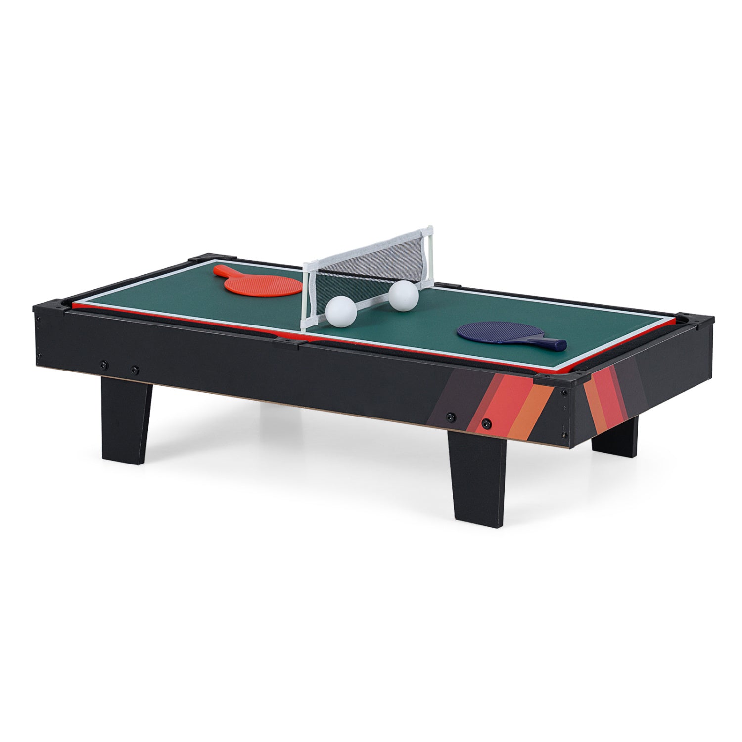 4 in 1 Combo Game Table Set with Billiards, Black Game Room at Gallery Canada
