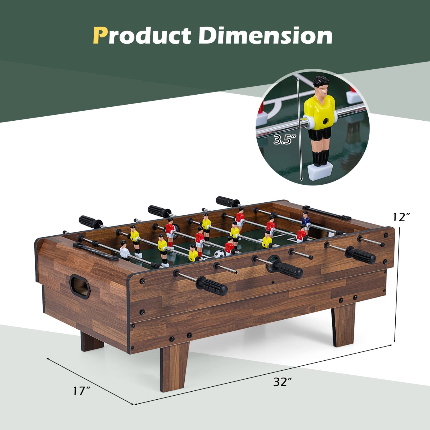 4 in 1 Combo Game Table Set with Billiards, Natural Game Room at Gallery Canada
