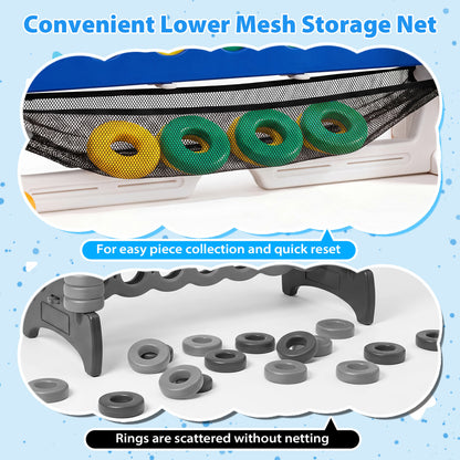 Height Adjustable Row Connect Game, Red