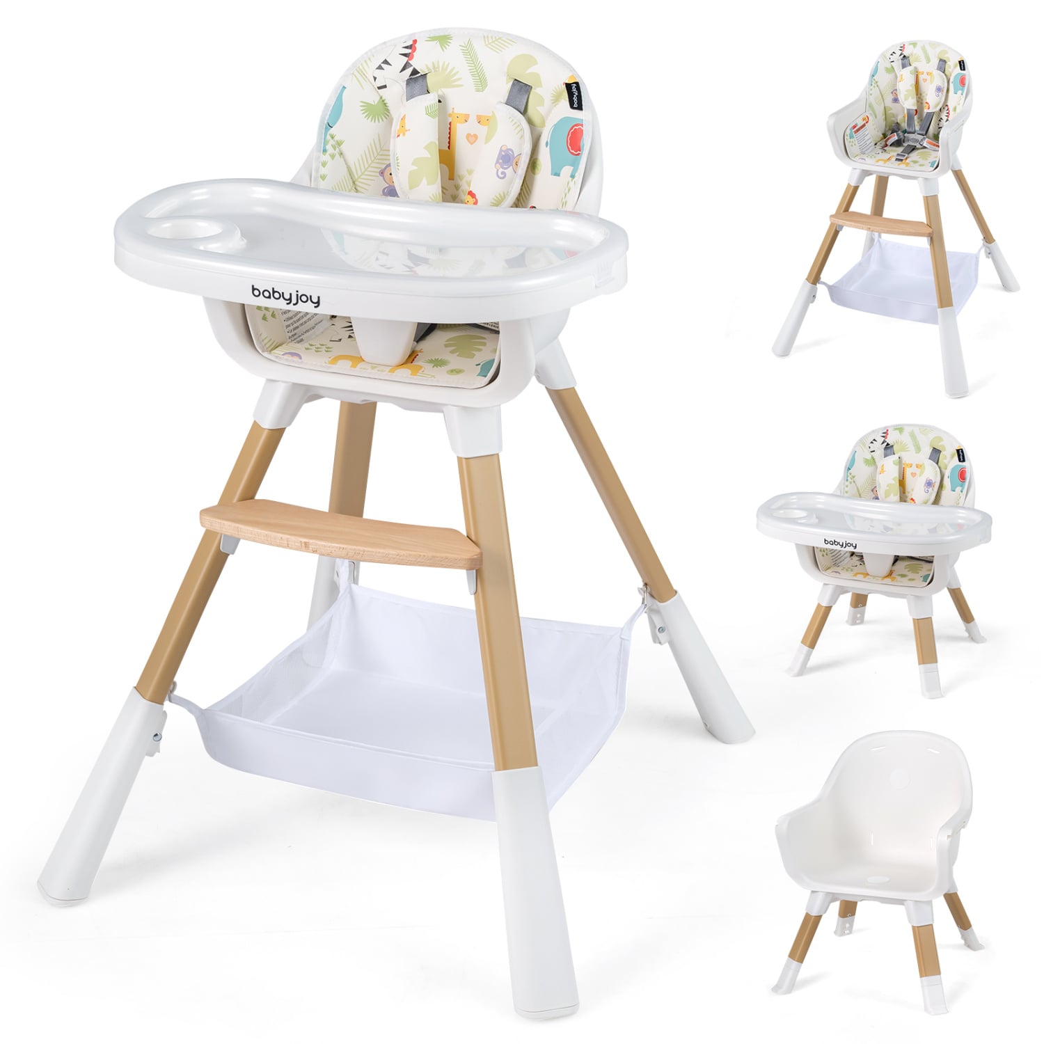 4 In 1 Convertible High Chair For Babies, Multicolor High Chairs at Gallery Canada