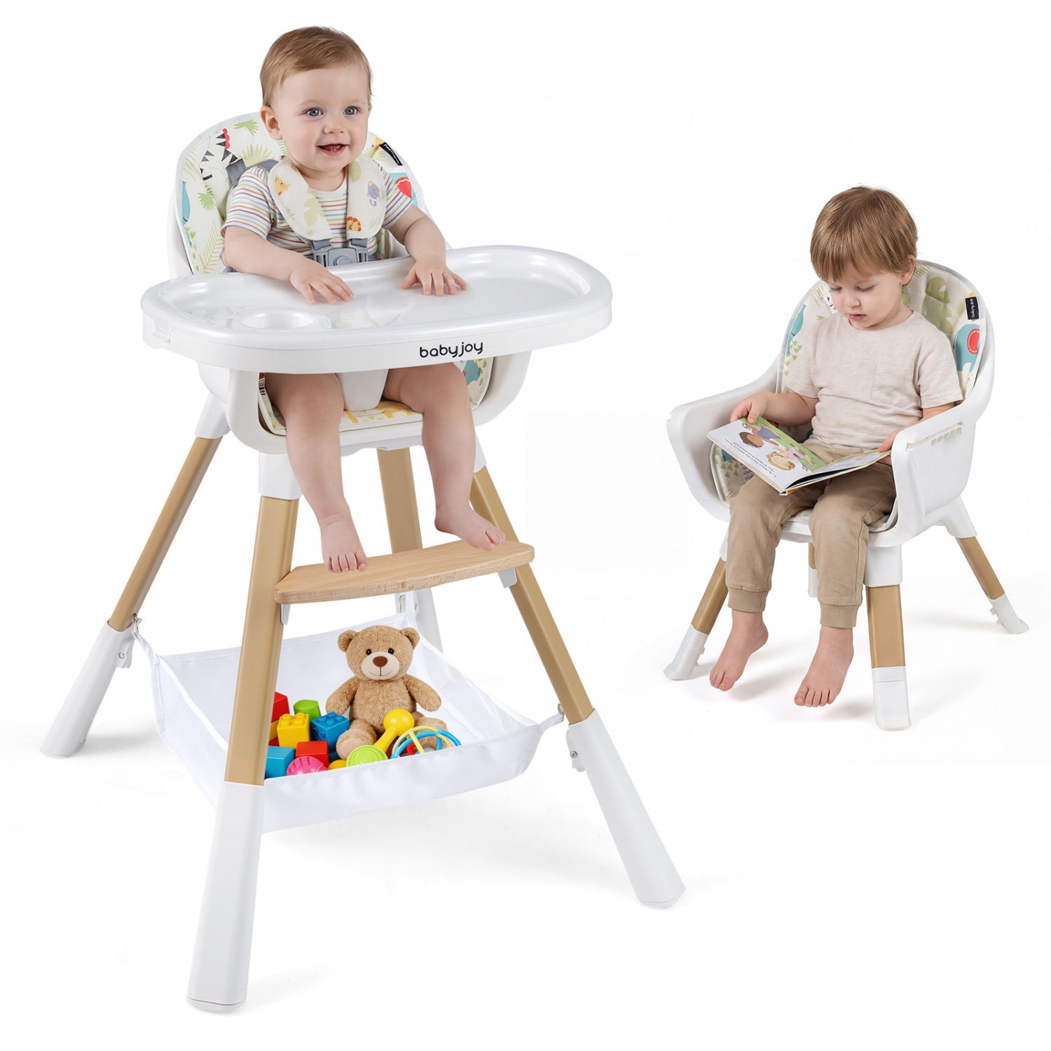 4 In 1 Convertible High Chair For Babies, Multicolor High Chairs at Gallery Canada