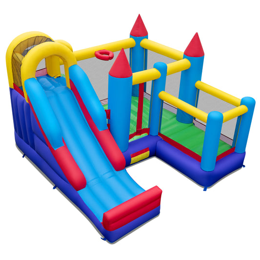 5-In-1 Inflatable Bounce Castle, Multicolor Bounce House Multicolor at Gallery Canada